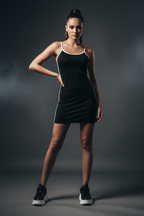 Women's Color Block Mini Dress - ACE