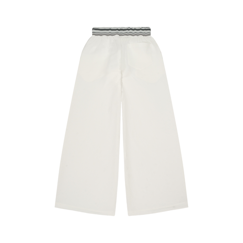 Striped Waist Wide Leg Pants - ACE