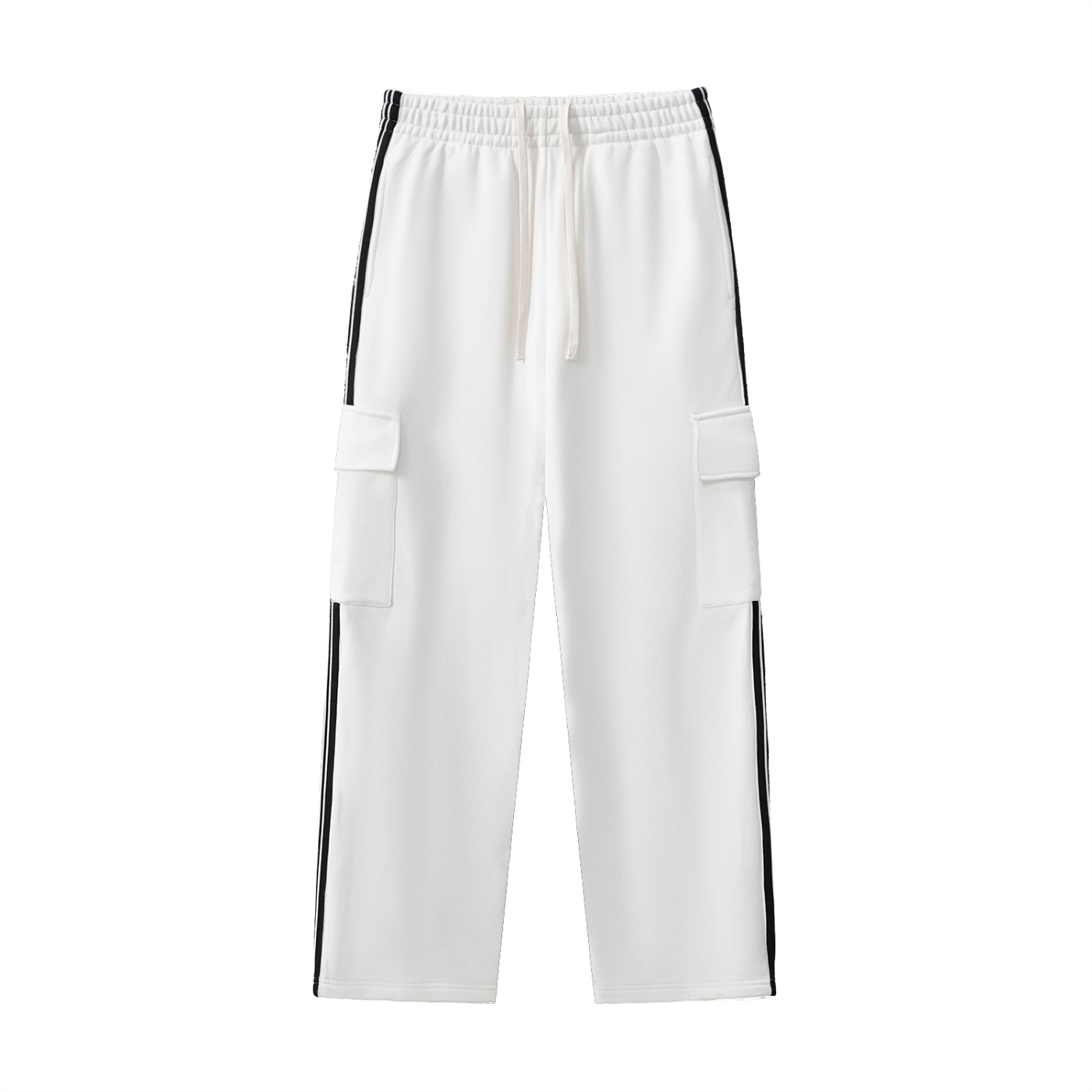 Side Stripe Straight-Leg Pants - ACE