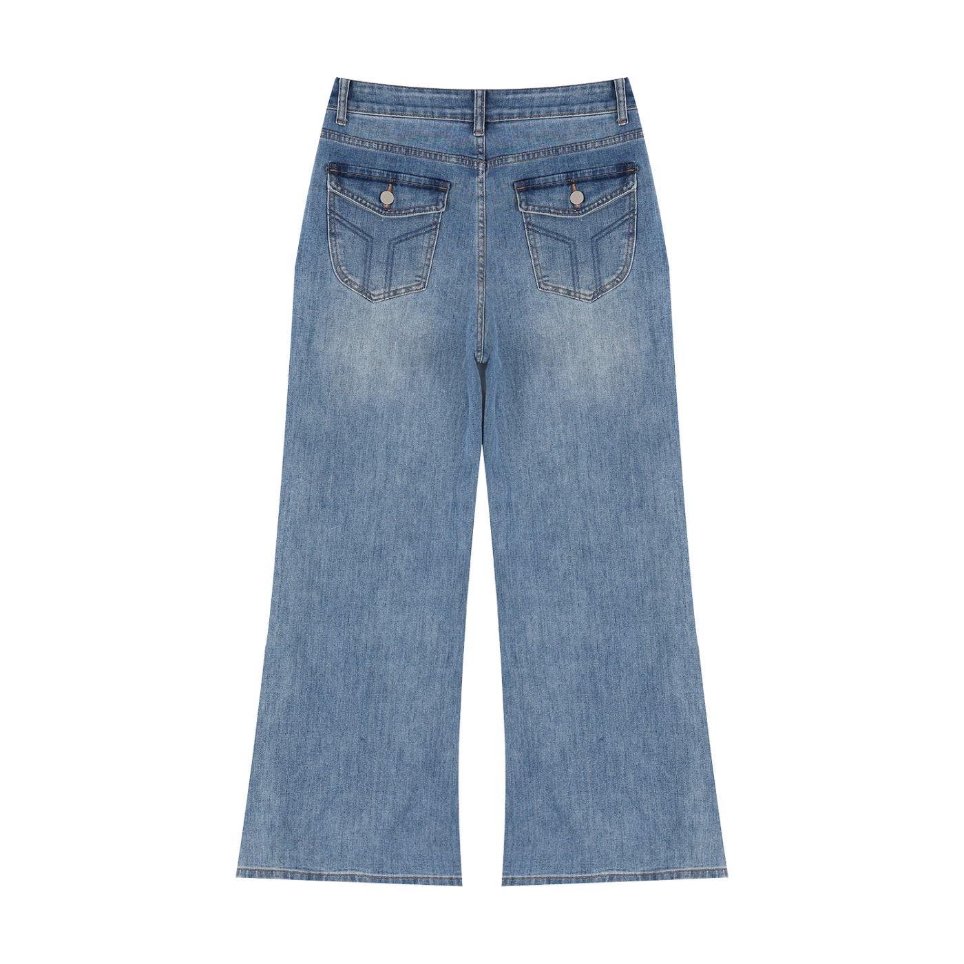 Women’s Vintage Wash Wide Leg Jeans - ACE