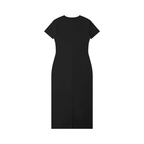 Women's V-Neck Short Sleeve Maxi Dress - ACE