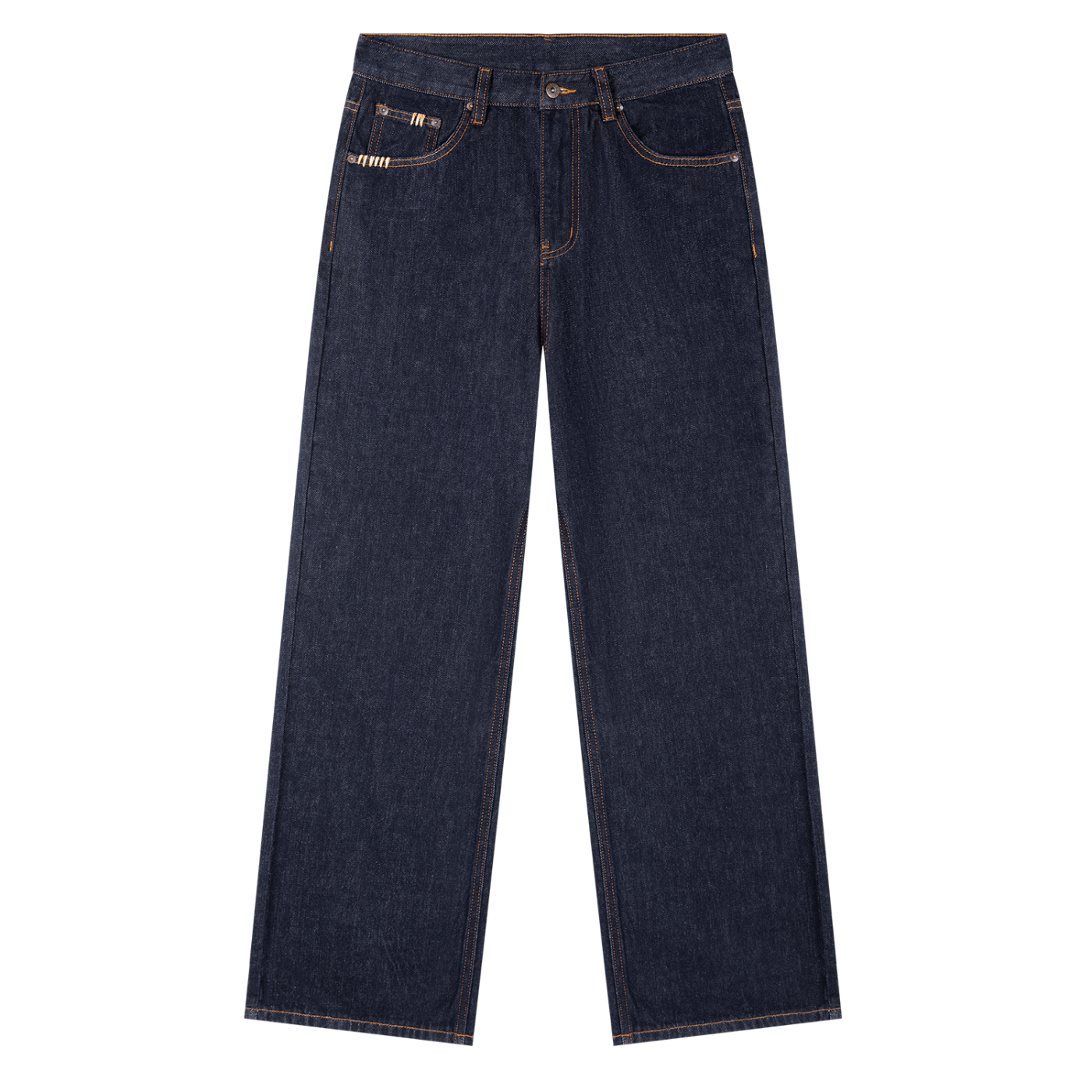 Heavyweight Straight Leg Denim Jeans - ACE