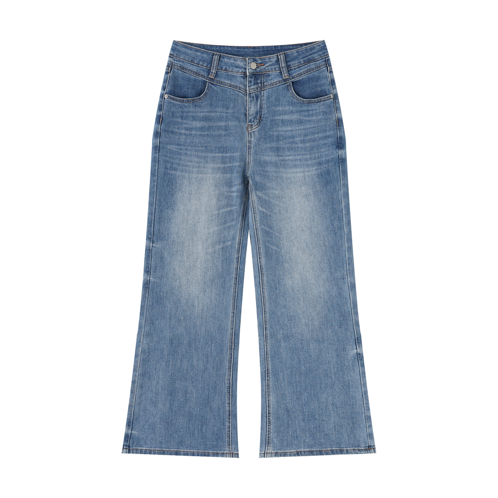 Women’s Vintage Wash Wide Leg Jeans - ACE
