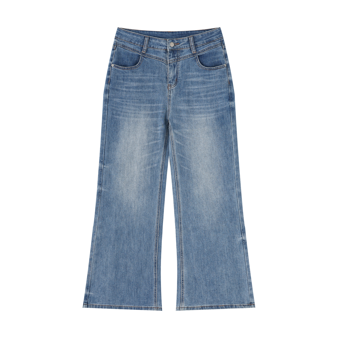 Women’s Vintage Wash Wide Leg Jeans - ACE