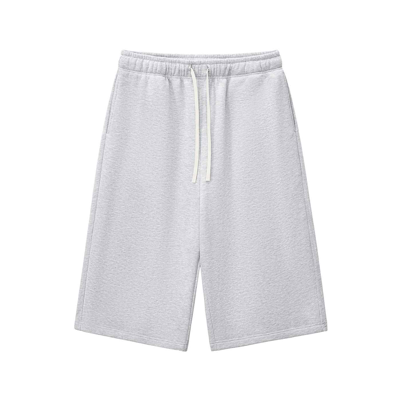 Relaxed Drawstring Three-quarter Sweatpants - ACE