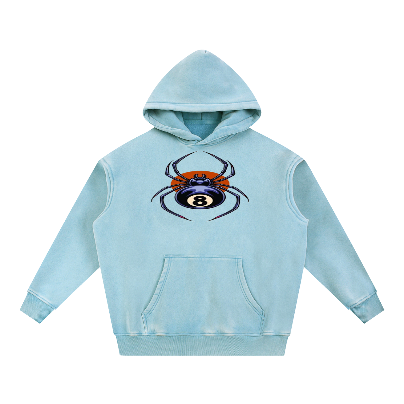Snow Wash Fleece Oversize Hoodie - ACE