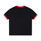 Men Contrast Edge Ribbed T-Shirt - ACE