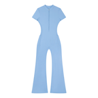 Women’s Tight Flared Leg Quarter-Zip Jumpsuit - ACE