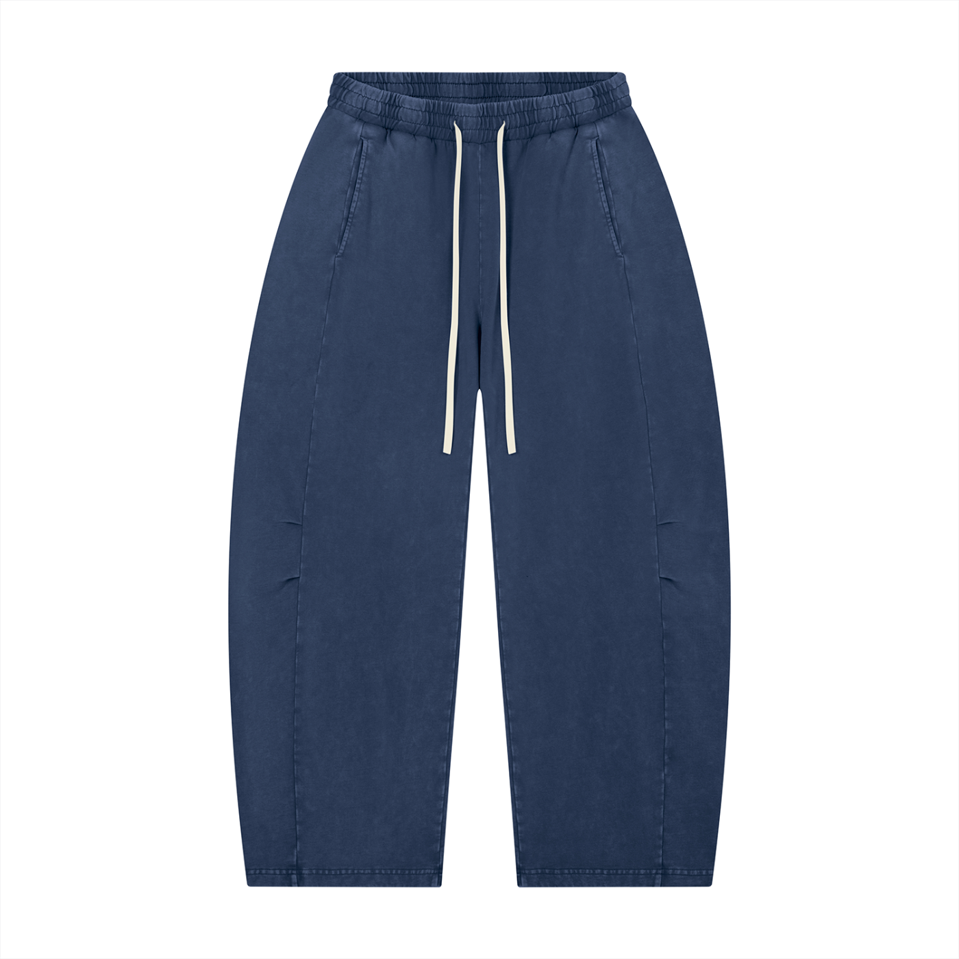 Unisex Mineral Wash Barrel Leg Pants - ACE