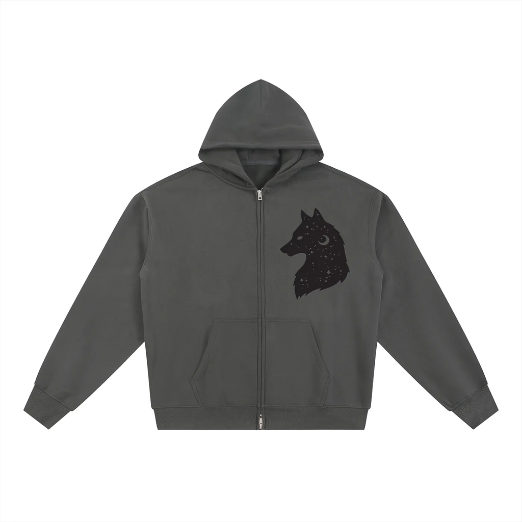 Men Essential Fleece Hoodie Zip-Through - ACE