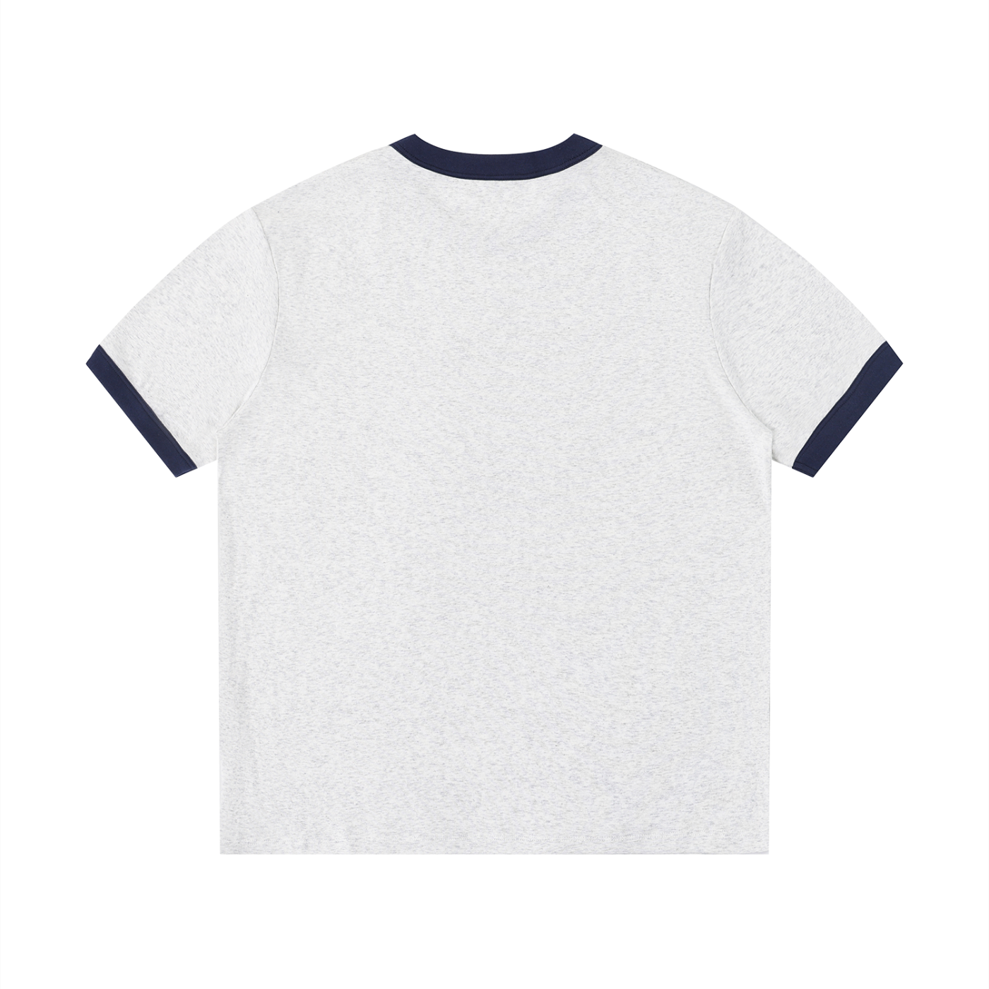 Contrast Edge Ribbed Crewneck T-Shirt - ACE