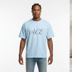 Men Heavyweight Drop Shoulder Cotton T-Shirt - ACE