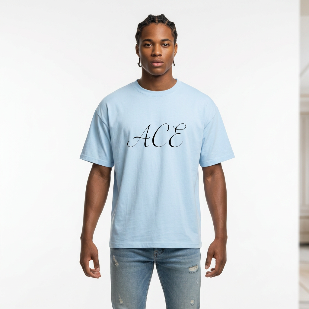 Men Heavyweight Drop Shoulder Cotton T-Shirt
