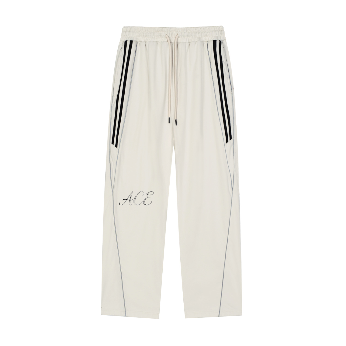 Reflection Striped Straight-Leg Sweatpants - ACE