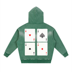 Men Sunfade Fleece Hoodie - Two-way Zipper Boxy Design - ACE
