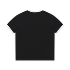 Men Contrast Edge Ribbed T-Shirt - ACE
