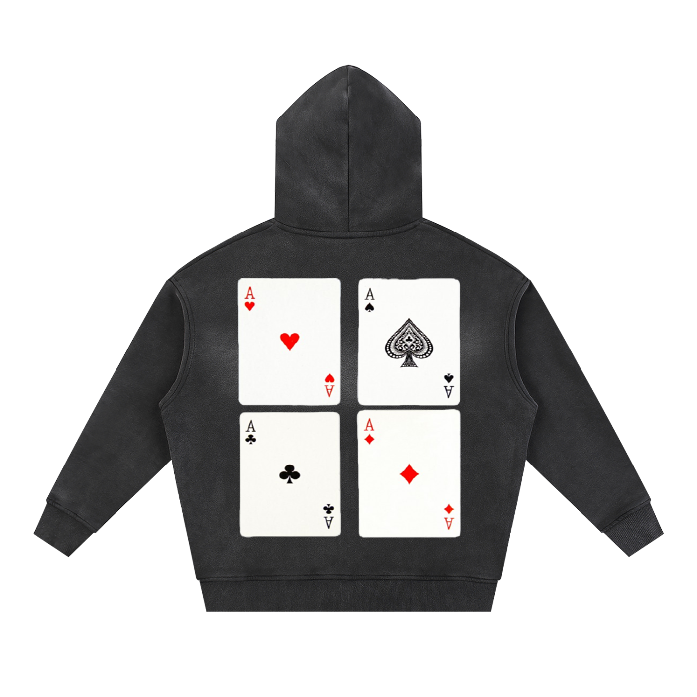 Sunfade Two-way Zipper Boxy Fleece Hoodie - ACE