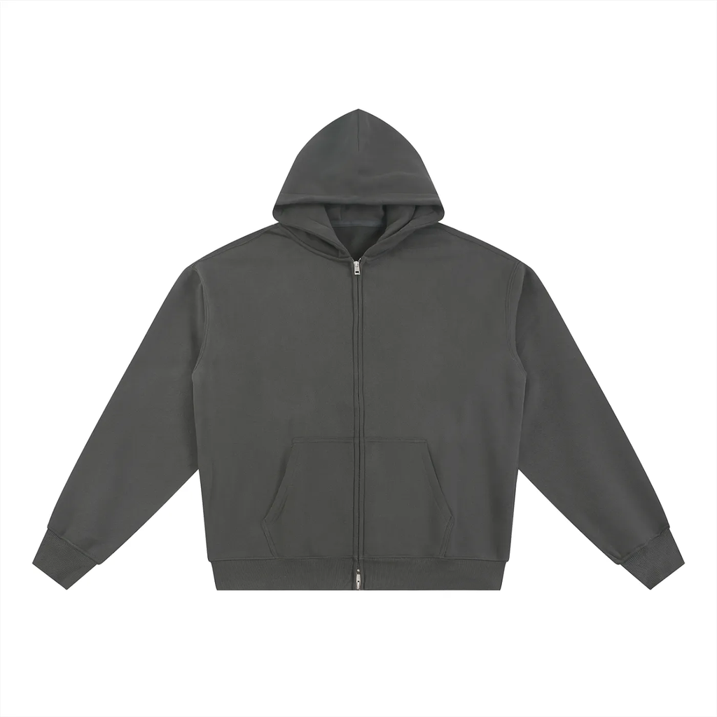 Men Essential Fleece Hoodie Zip-Through - ACE