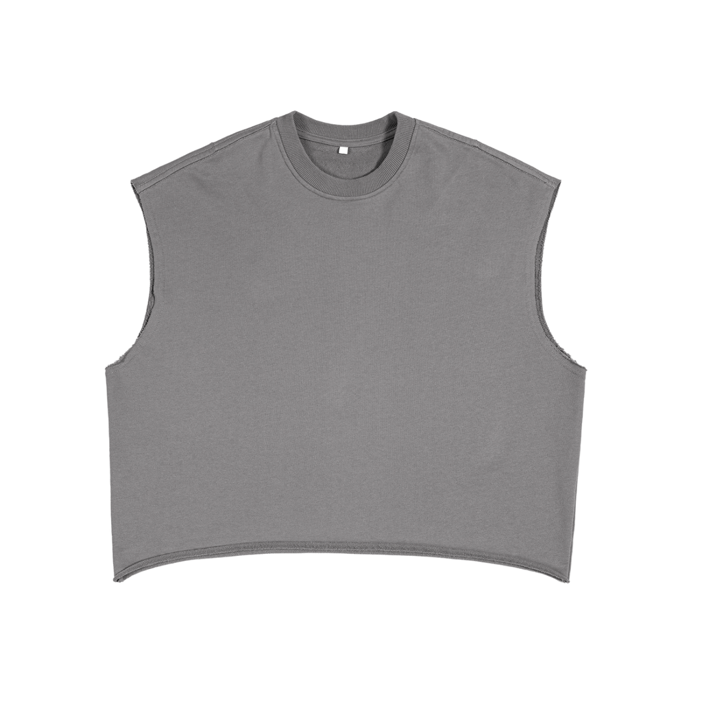 French Terry Boxy Tank Top - ACE
