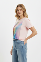 Women Bodycon Crewneck T-Shirt - ACE