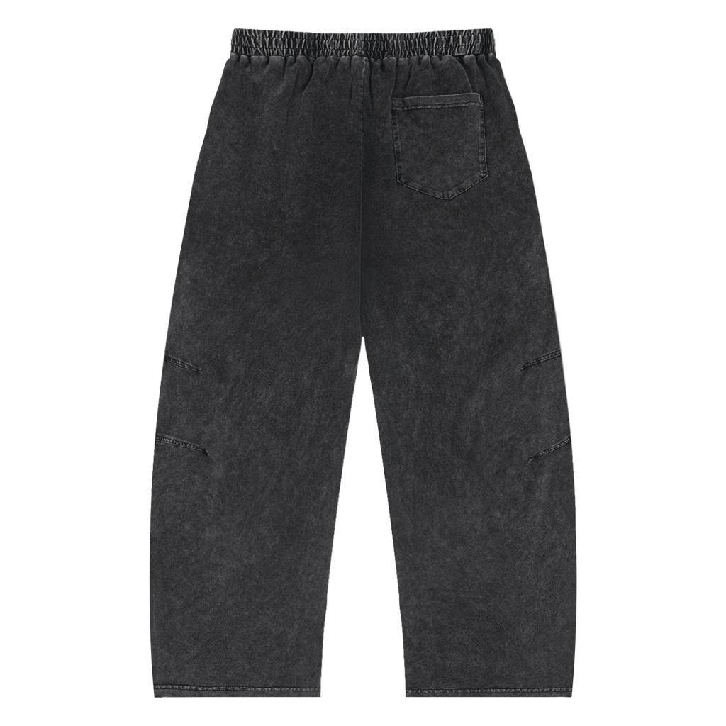 Snow Wash Drawstring Cotton Pants - ACE