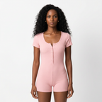Women's Dual-Function Cape Tie-Waist Romper - ACE