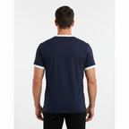 Men Contrast Edge Ribbed T-Shirt - ACE