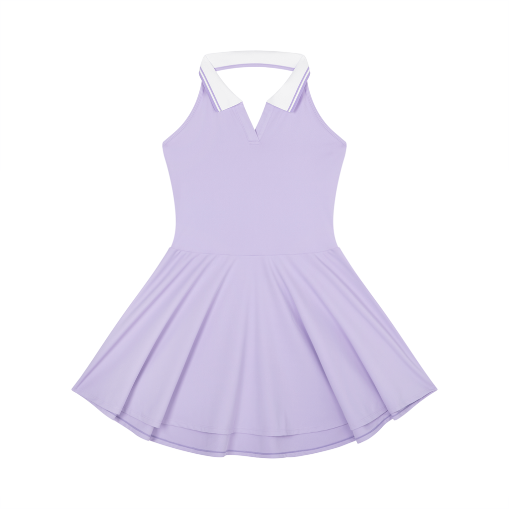 Women's Collared Halter A-Line Tennis Dress - ACE
