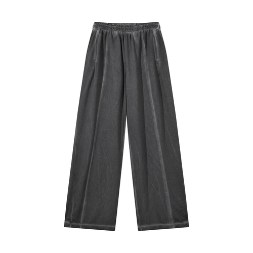 Unisex Vintage Wash Wide Leg Mesh Sweatpants - ACE