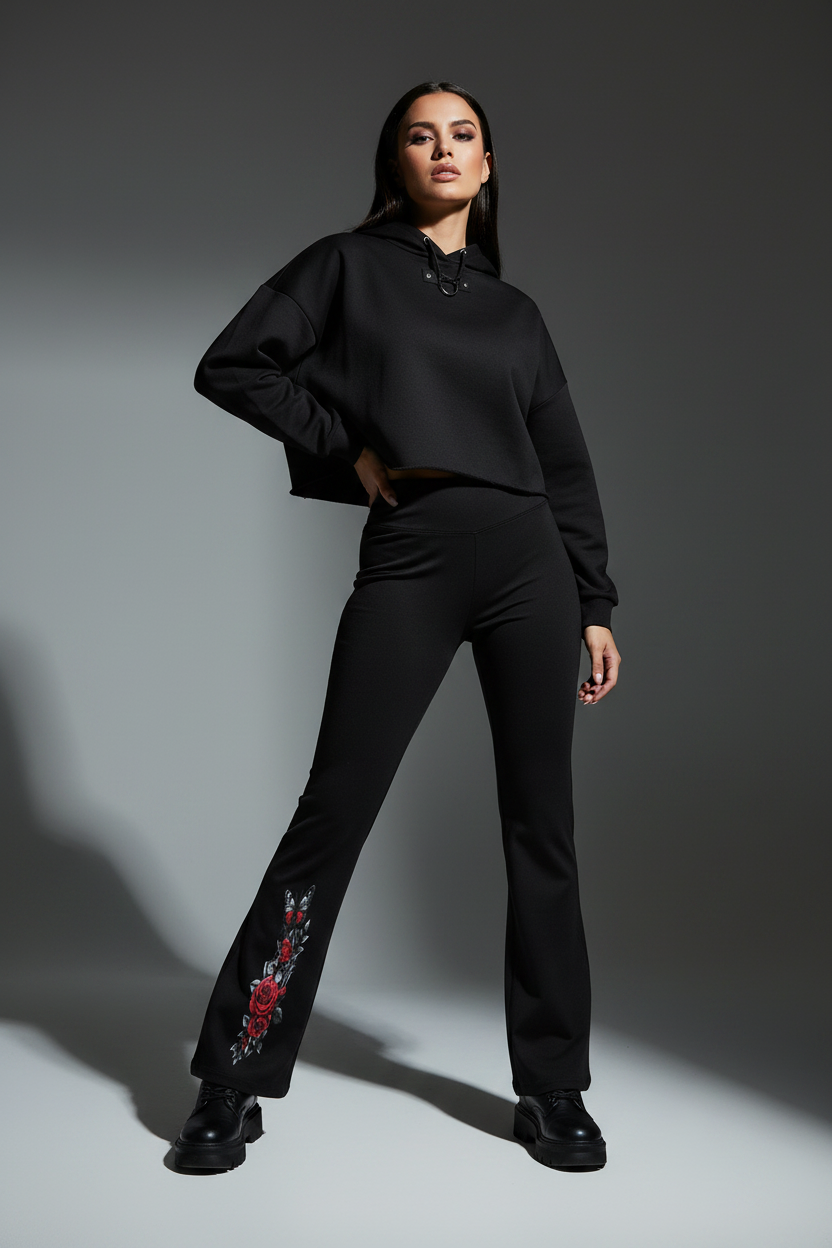 Women's High Rise Flared Leggings - ACE