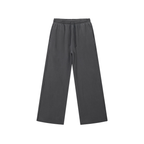 Men Snow Washed Sweatpants with Raw Edge Design - ACE