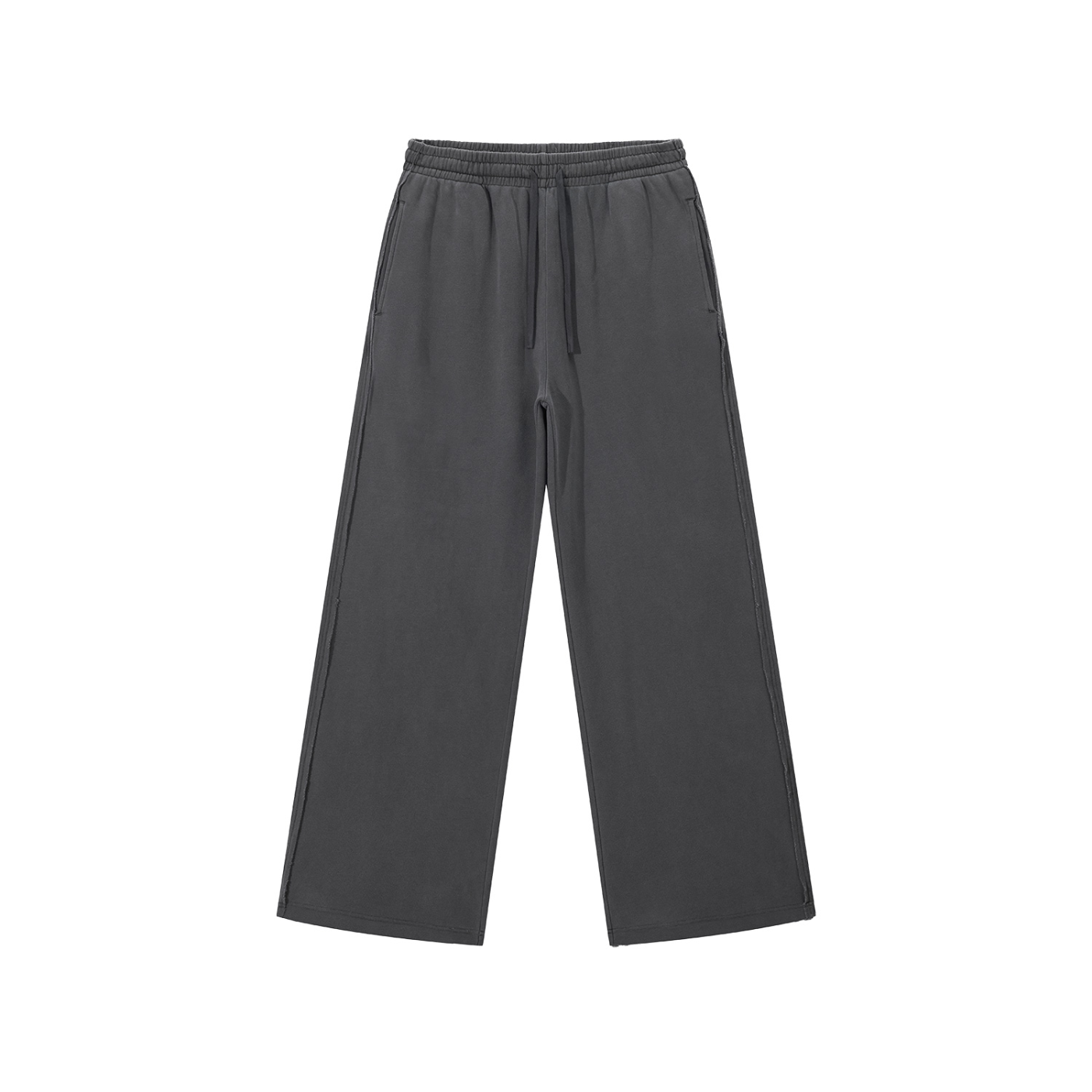 Snow Washed Raw Edge Sweatpants - ACE