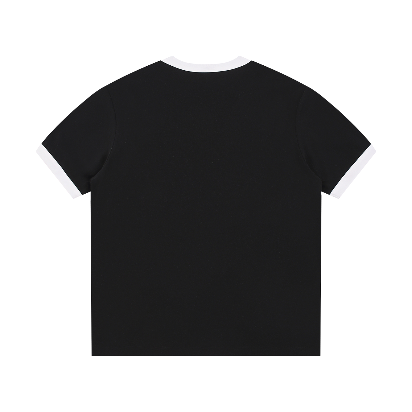 Contrast Edge Ribbed Crewneck T-Shirt - ACE