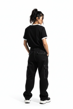 Women Contrast Edge Ribbed T-Shirt - ACE