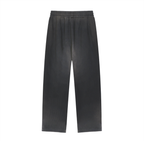 Men Sun Fade Sweatpants with Raw Edge and Straight-Leg Design - ACE
