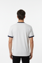 Men Contrast Edge Ribbed T-Shirt - ACE