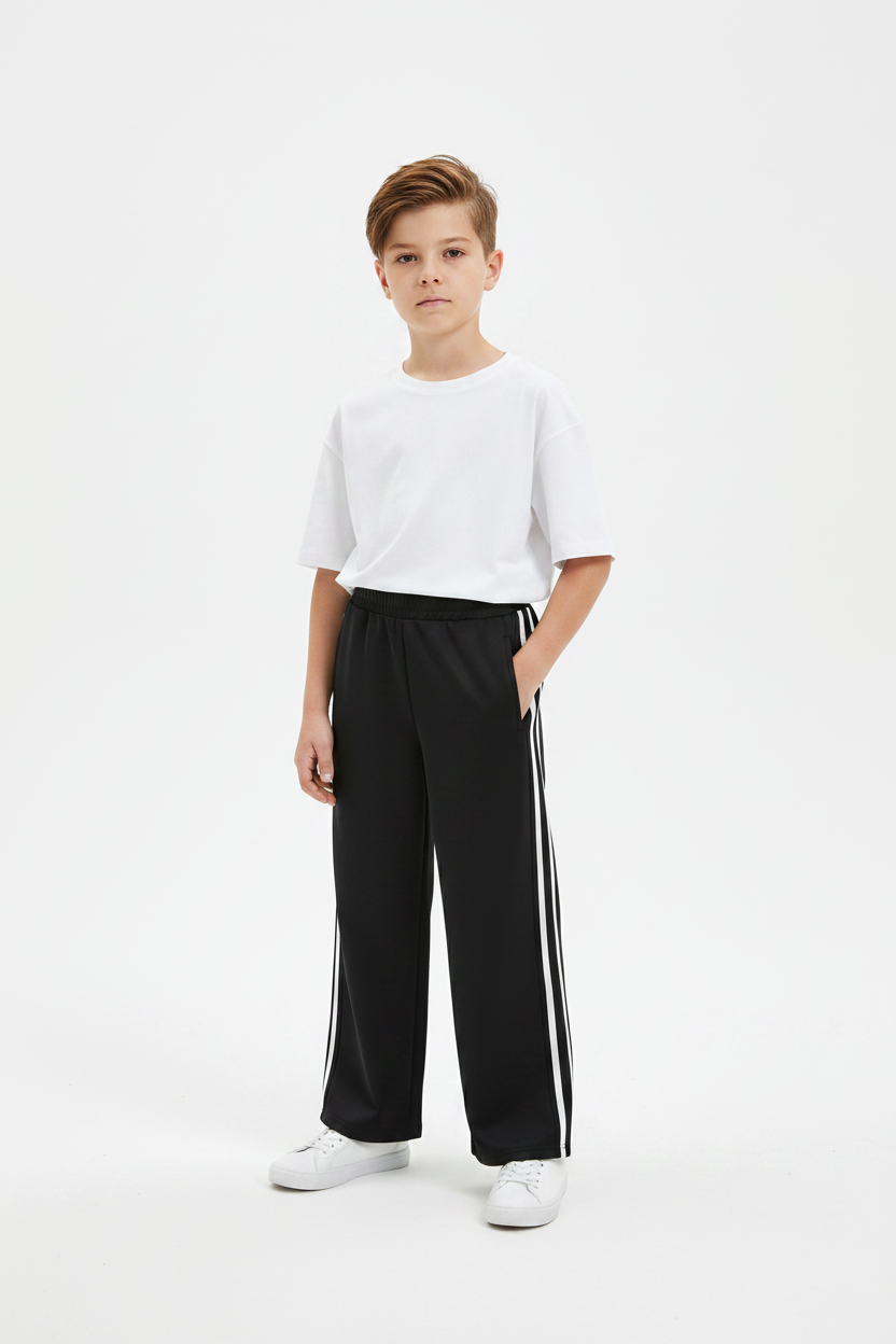 Kids Sweatpants with Contrast Tape - ACE