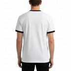 Men Contrast Edge Ribbed T-Shirt - ACE