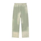 Men Sun Fade Sweatpants with Raw Edge and Straight-Leg Design - ACE