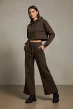 Women Wide Leg Sweatpants with Drawstring - ACE