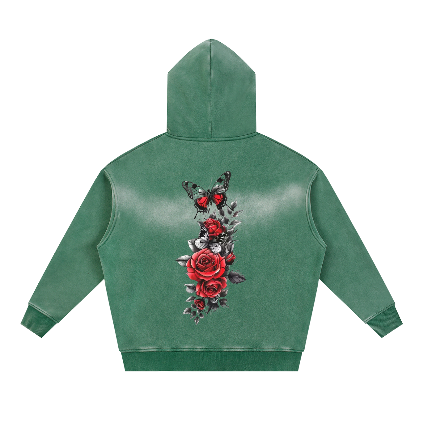 Sunfade Two-way Zipper Boxy Fleece Hoodie - ACE