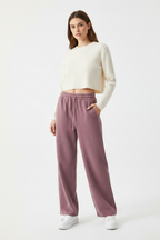 Women Frayed Enzyme Washed Sweatpants: Comfort Meets Style for Every Occasion - ACE
