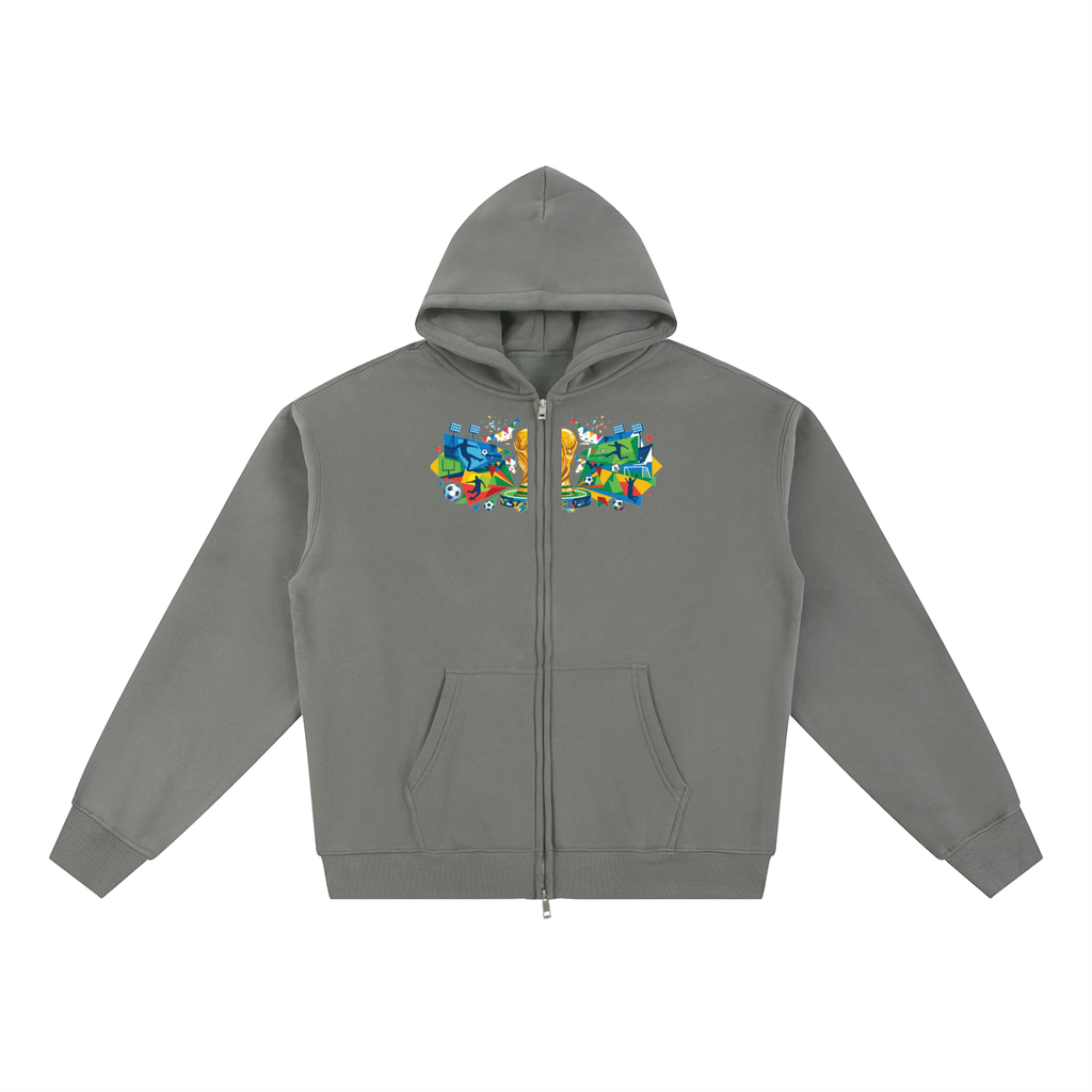 Essential Fleece Zip-Through Hoodie - ACE
