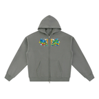 Men Essential Fleece Zip-Through Hoodie - ACE
