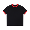 Contrast Edge Ribbed Crewneck T-Shirt - ACE