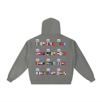 Men Essential Fleece Zip-Through Hoodie - ACE