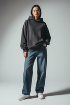 Women Vintage Wash Baggy Jeans - ACE