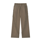 Men Snow Washed Sweatpants with Raw Edge Design - ACE
