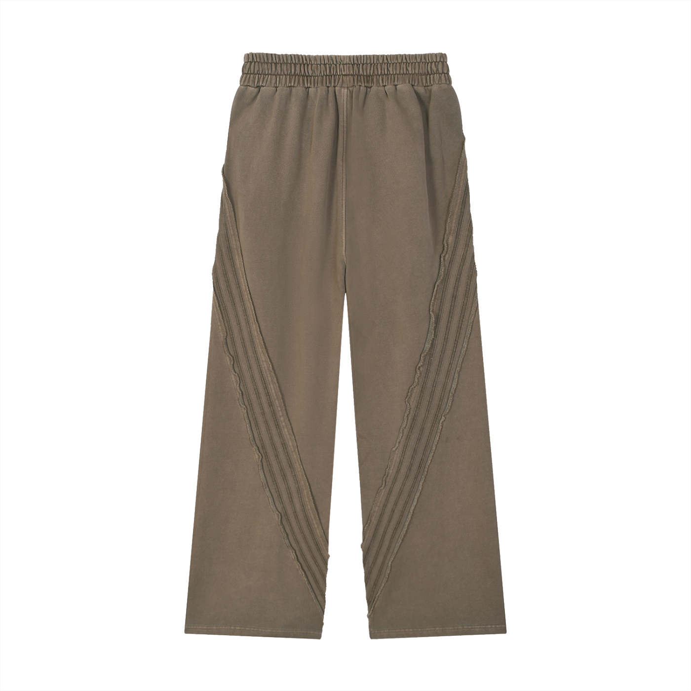 Snow Washed Tape Raw Edge Sweatpants - ACE