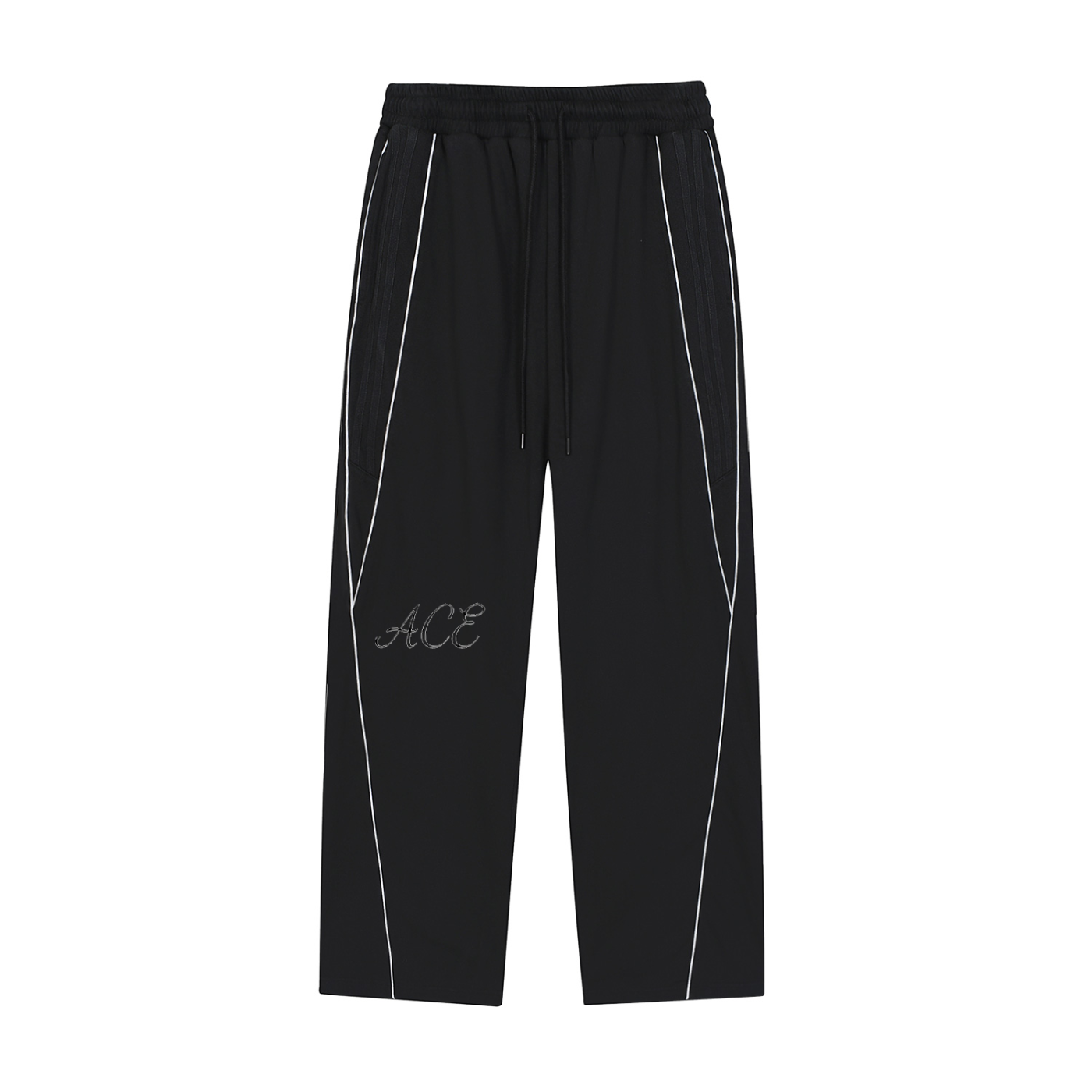 Reflection Striped Straight-Leg Sweatpants - ACE